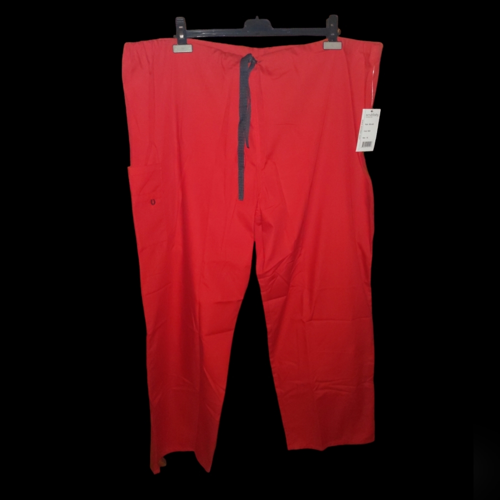 ❤️ RED SCRUBS ScrubFinity Scrub Pants Women's XXL Drawstring Cargo Pockets NWT